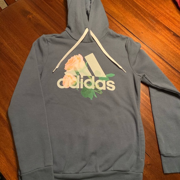 adidas floral hoodie womens